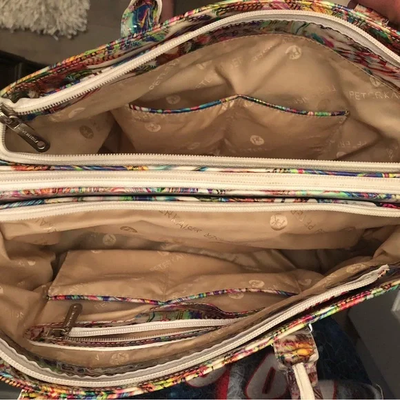 Brand new multicoloured patent leather Peter Kaiser handbag - Picture 5 of 5